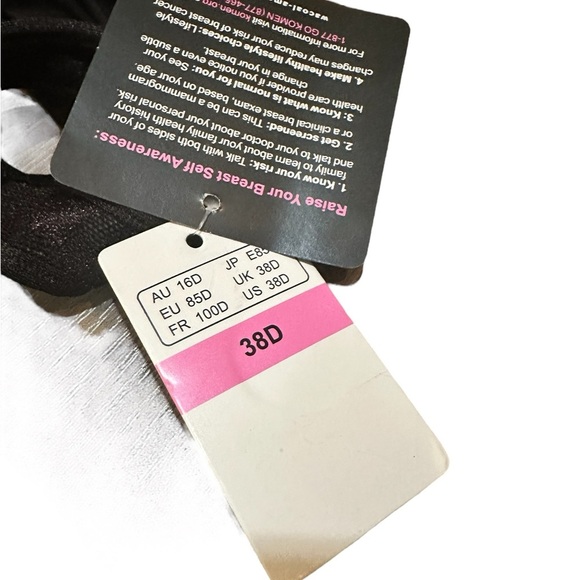 Wacoal Awareness Full Figure Underwire Bra 40DD or 38D Black - 85567 - NWT - Picture 7 of 9